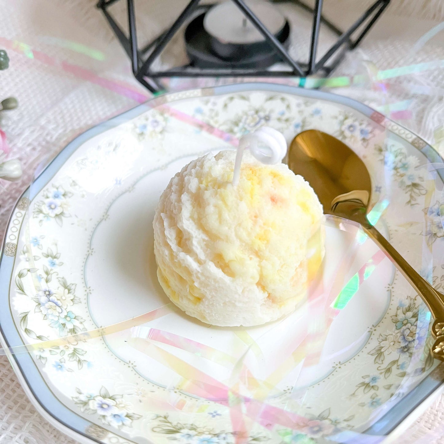 Sunny Sorbets - ice cream scoop candles